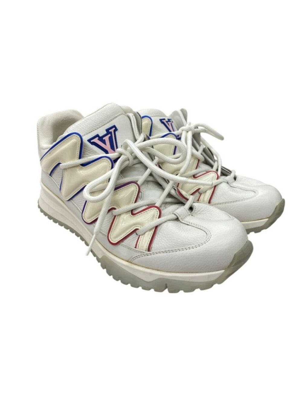 Louis Vuitton Zig Zak Line Sneakers 6 1 2 White Shoes - Picture 4 of 13